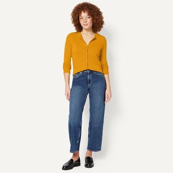 Mustard Yellow Cardigan Sweater